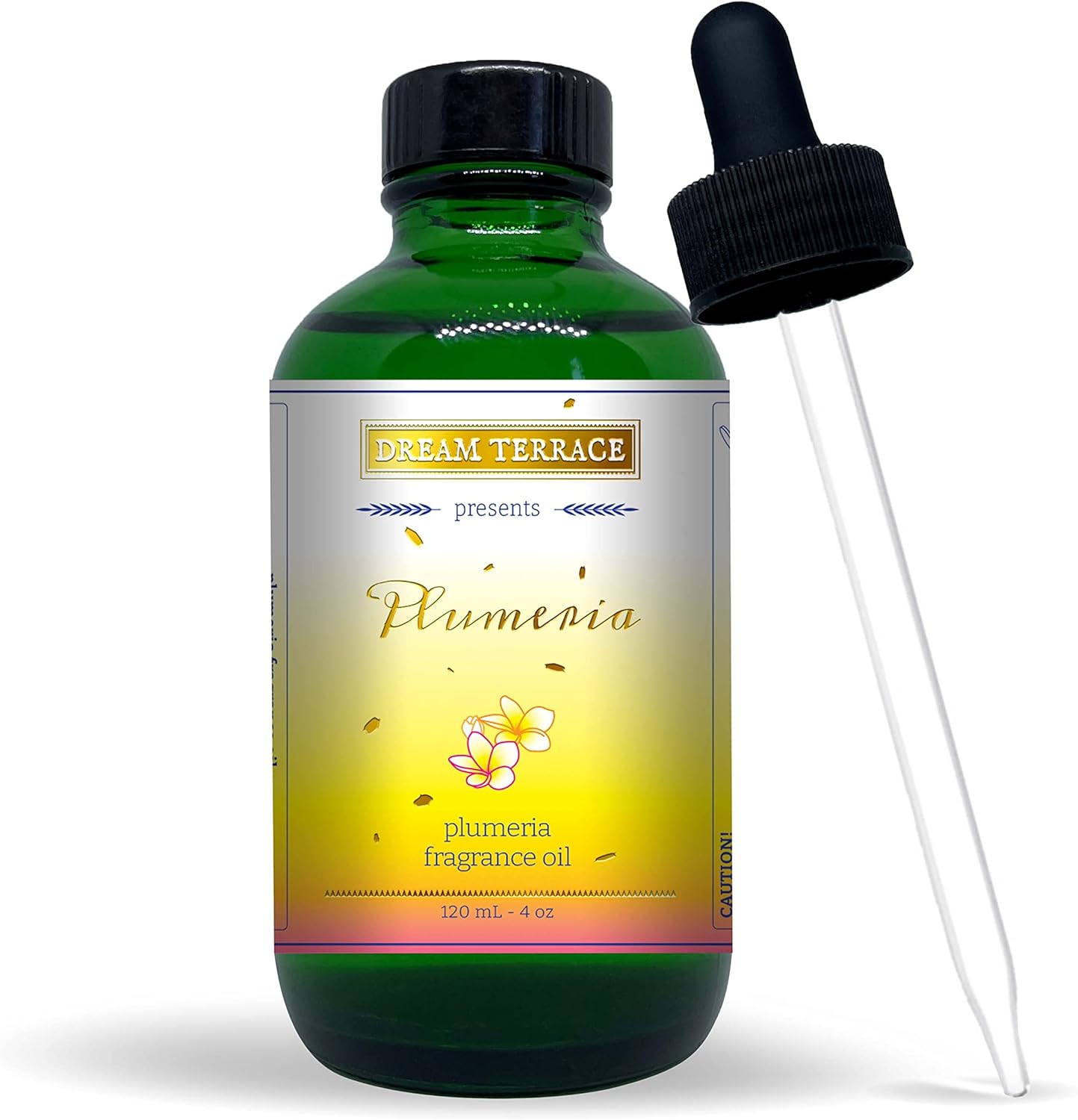 Plumeria – Aceite de fragancia de 4 onzas con un cuentagotas de vidrio para difusor, certificado Kosher, certificado vegano y verificado sin OMG.