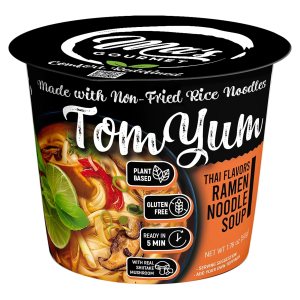 Ma’s Gourmet Taza de fideos estilo ramen de arroz instantáneo, sabor Thai Tom Yum, sin gluten, a base de plantas, fideos orgánicos, paquete de 6 Ma’s Gourmet Taza de fideos estilo ramen de arroz instantáneo, sabor Thai Tom Yum, sin gluten, a base de plantas, fideos orgánicos, paquete de 6