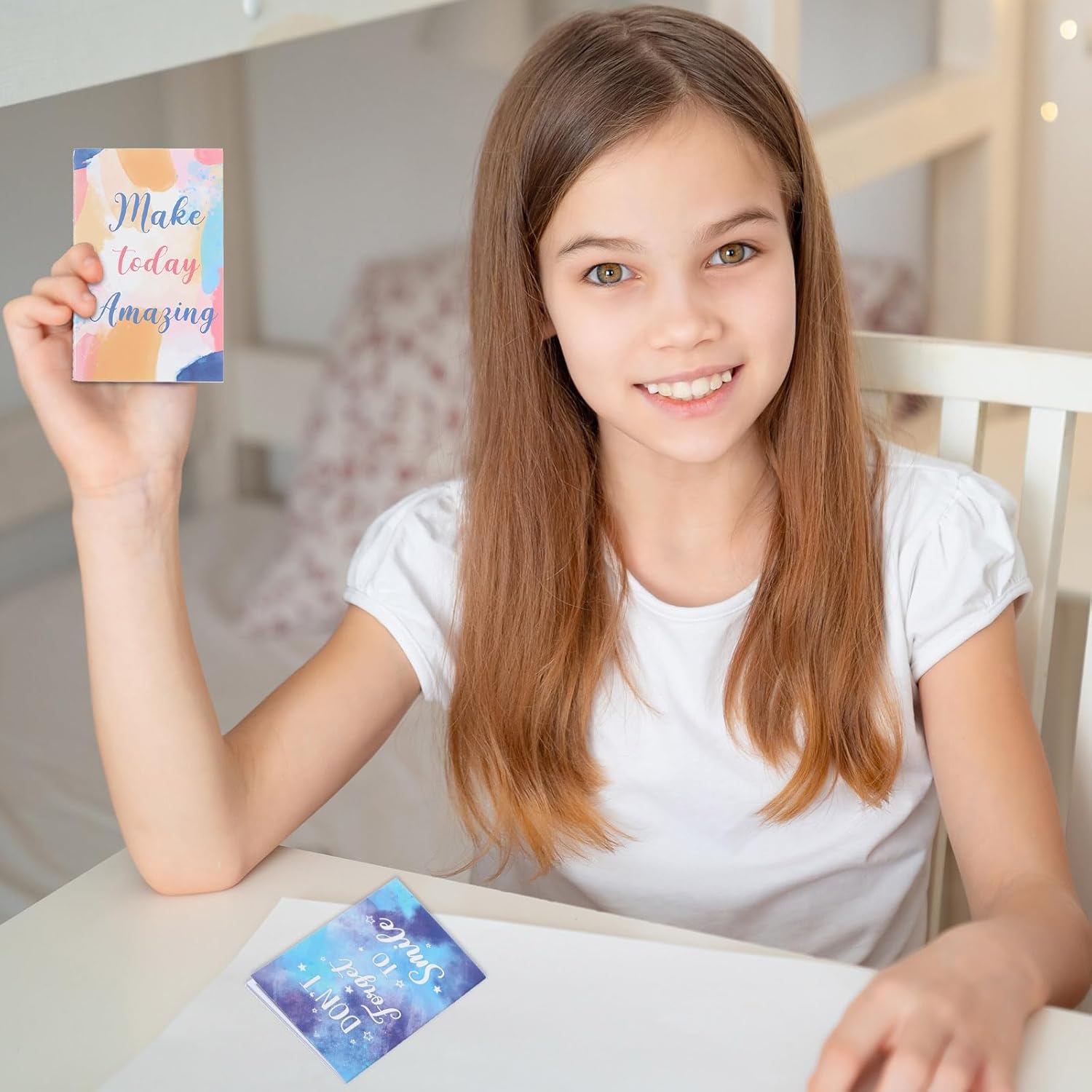 Pasimy – Bloc de notas inspirador, mini cuaderno motivacional a granel, pequeño diario de bolsillo colorido, bloc de notas con citas inspiradoras
