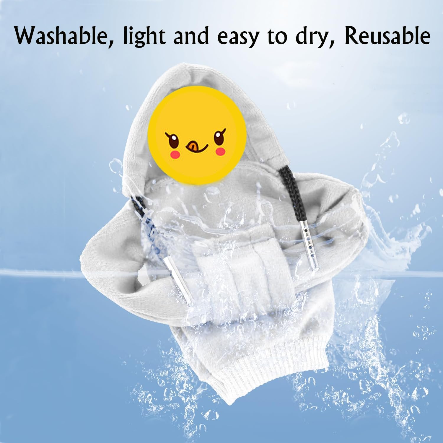 Funda con capucha para palanca de cambios de automóvil, mini sudadera con capucha para palanca de cambios de automóvil, accesorios interiores