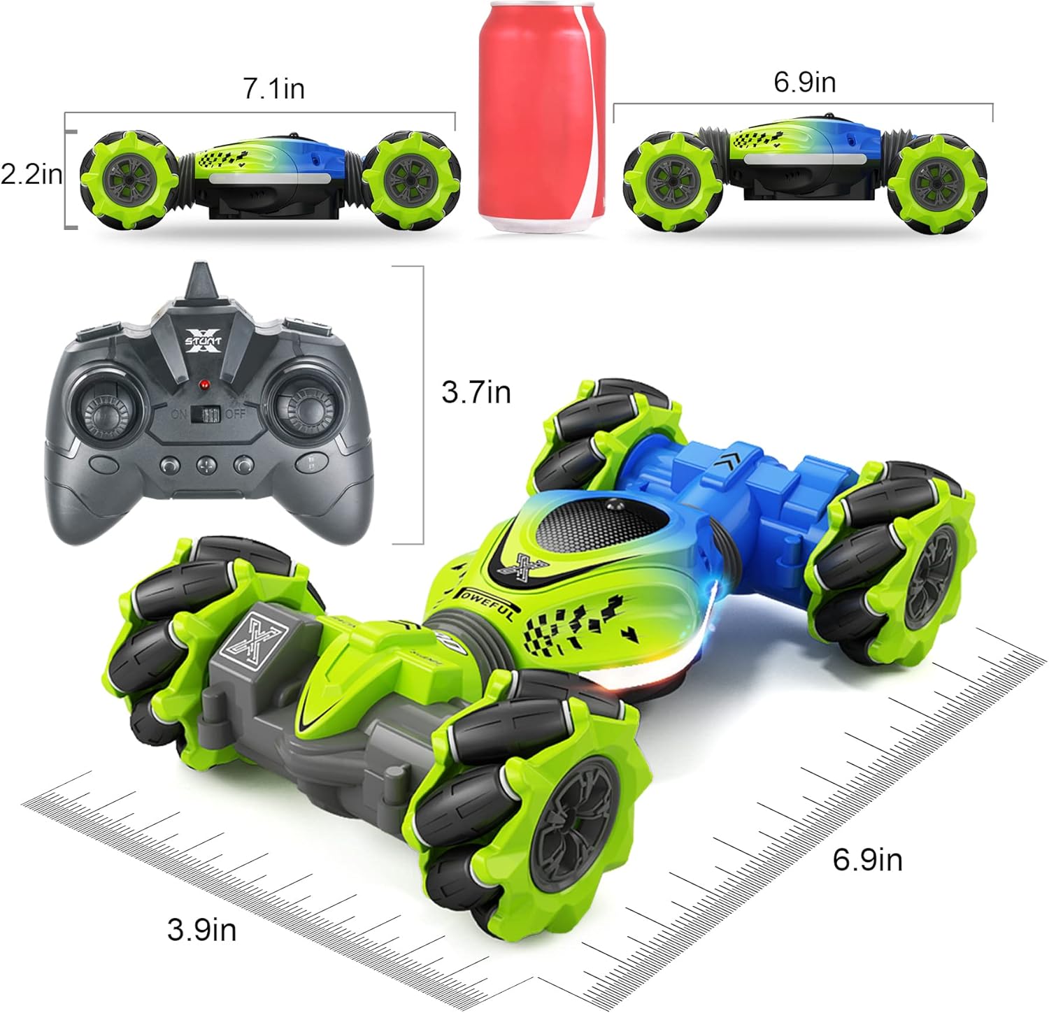 Coches de control remoto 4WD Gesture y dinosaurio de control remoto 2WD, 2.4 G, control remoto, giro todoterreno, barcos a control remoto, juguetes