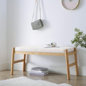 ECLYL Banco de entrada tapizado, banco de dormitorio para el extremo de la cama, banco de comedor con asiento acolchado para cocina, sala de estar, ECLYL Banco de entrada tapizado, banco de dormitorio para el extremo de la cama, banco de comedor con asiento acolchado para cocina, sala de estar,