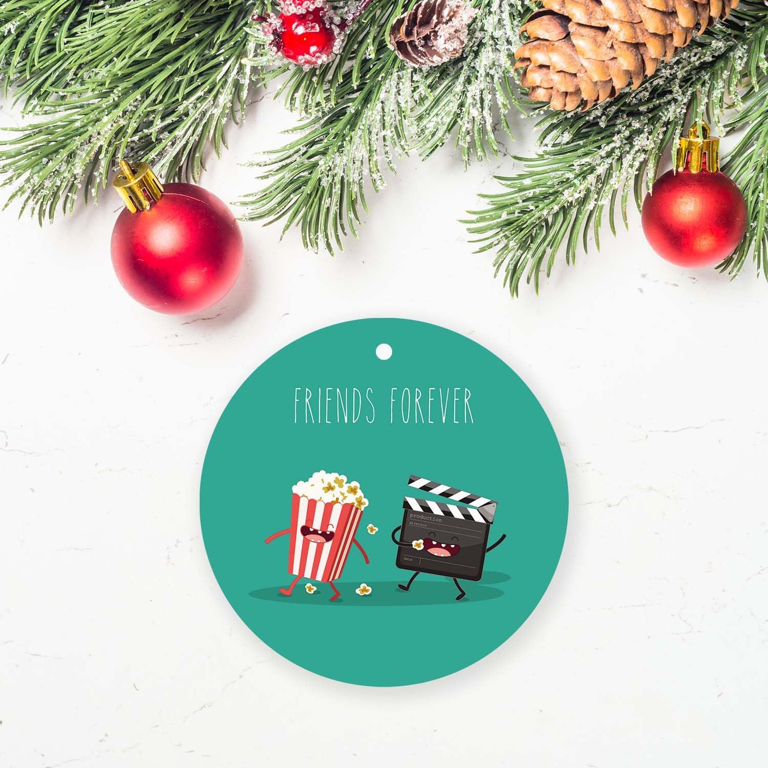 Adornos de palomitas de maíz, adorno de Navidad, árbol de Navidad, decoración colgante, recuerdo, regalo coleccionable