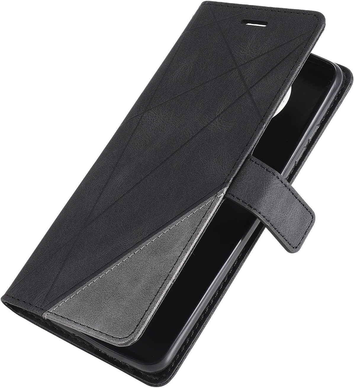 Funda tipo cartera de cuero para Xiaomi Poco X3 NFC, funda de cuero con tapa de PU de alta calidad, con ranuras de crédito, atril, libro de bolsillo