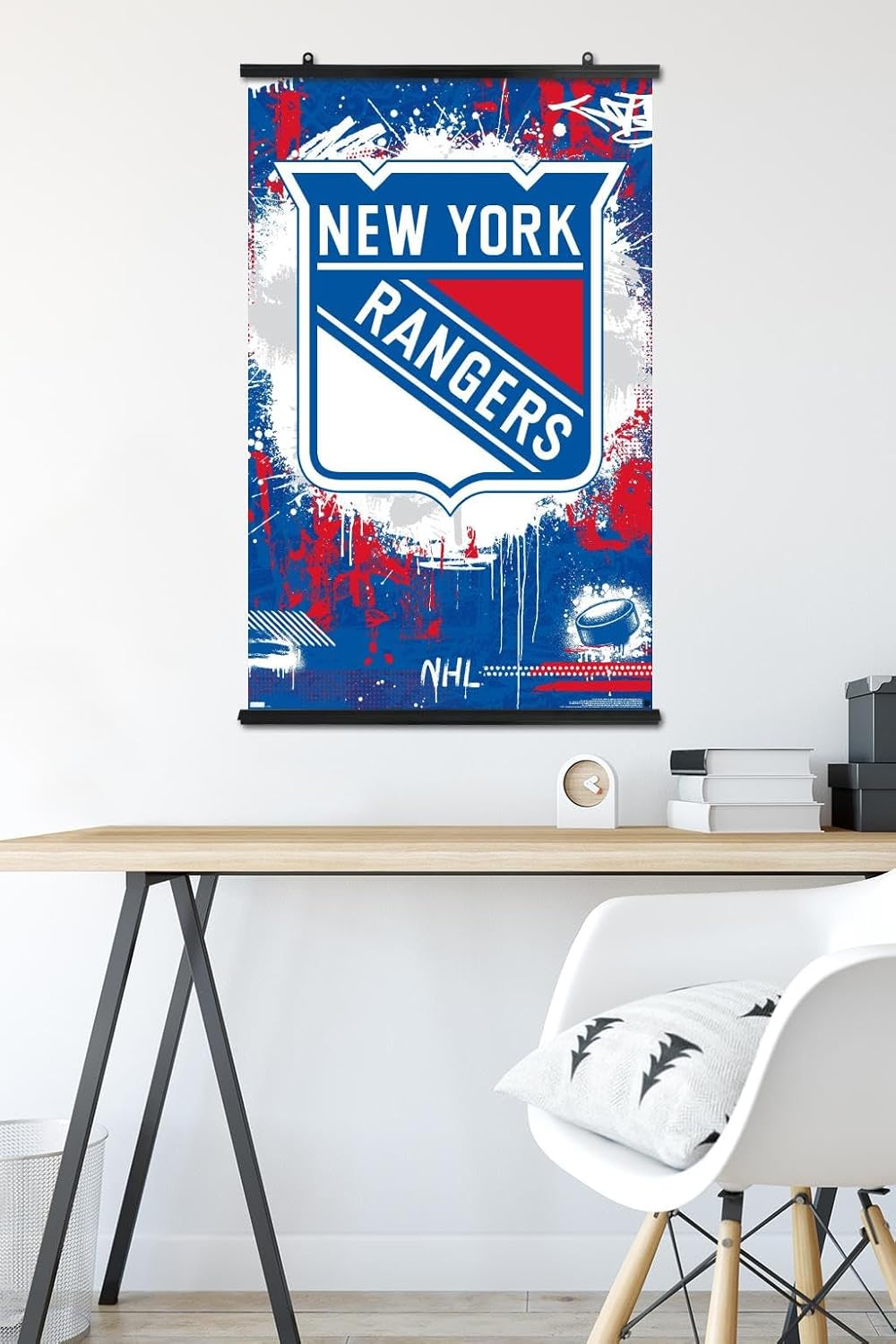 Trends International NHL New York Rangers – Póster de pared con logotipo Maximalist 23