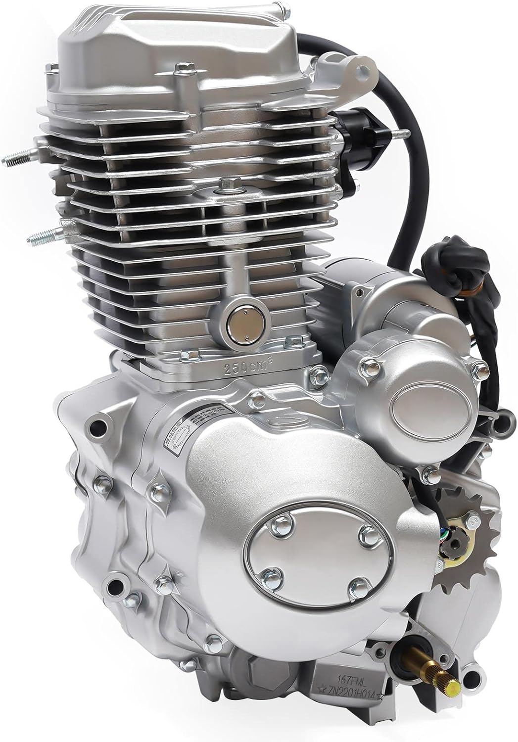Motor ATV,Motor de motocicleta vertical de 200cc250cc,Motor de motor vertical de un solo cilindro de 4 tiempos, Motor de un solo cilindro
