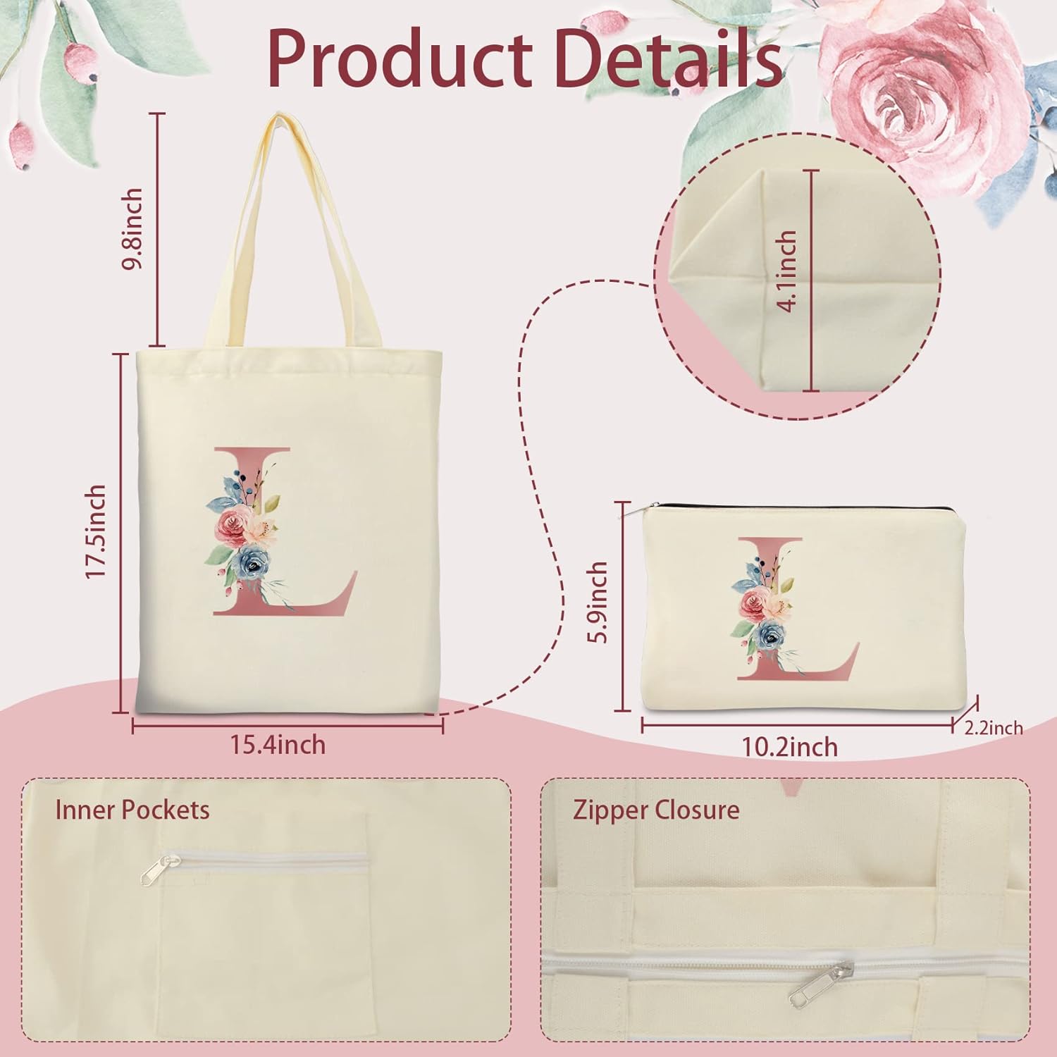 Binggemen Bolsa, Blanco, Letra L