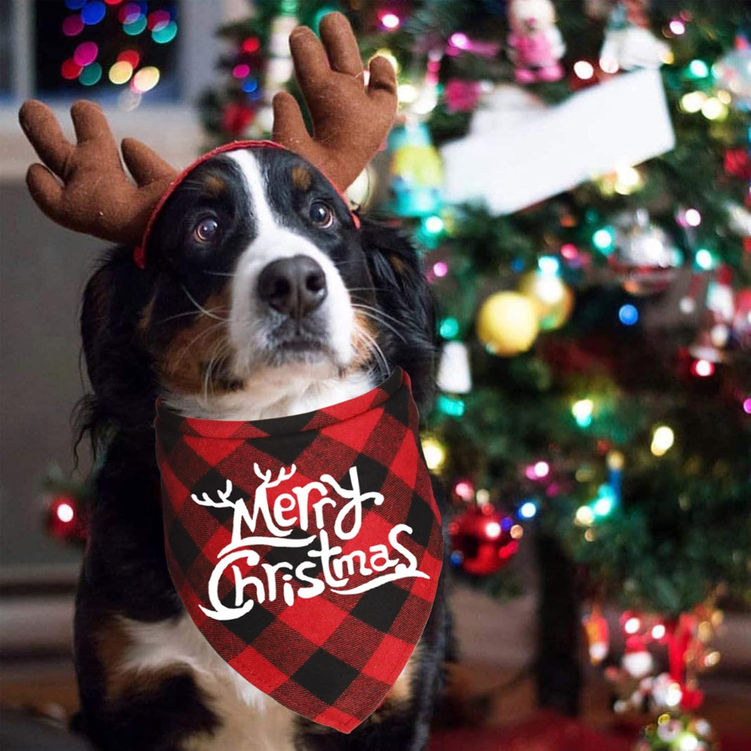 Paquete de 4 bandanas para perros de Halloween, Día de Acción de Gracias, Navidad, bandanas para perros y cachorros, disfraces para perros grandes y