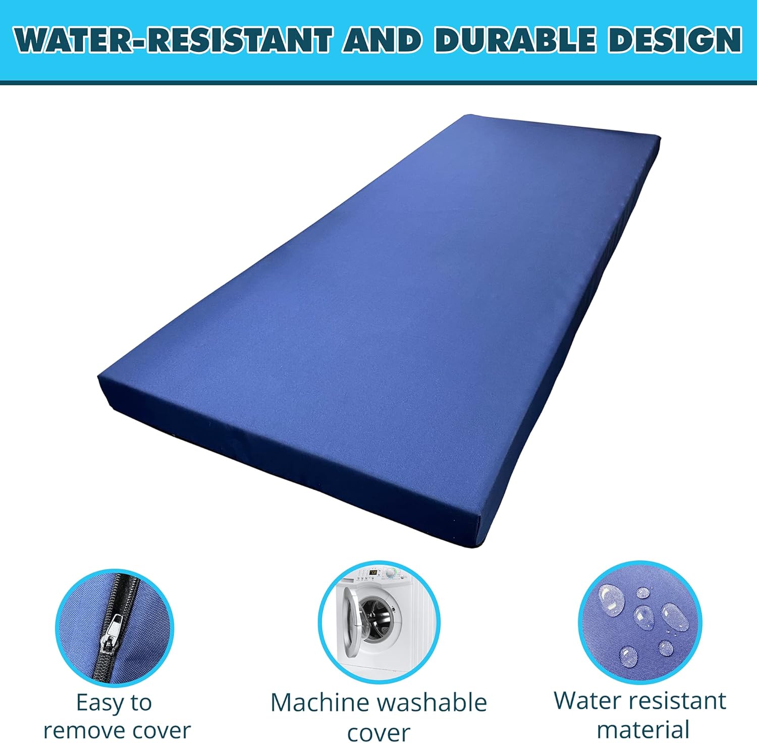 Foamma Colchones resistentes al agua para literas de RV de gel