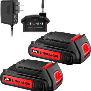 POWTREE LBXR20 – Batería de repuesto para herramientas inalámbricas Black and Decker de 20 V máx. Batería de litio LB20 LBX20 LBXR2020-OPE LBX4020 POWTREE LBXR20 – Batería de repuesto para herramientas inalámbricas Black and Decker de 20 V máx. Batería de litio LB20 LBX20 LBXR2020-OPE LBX4020