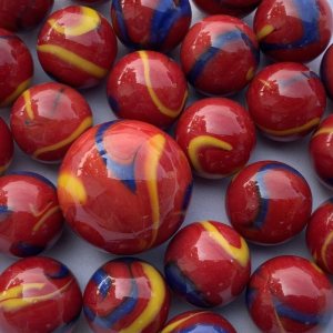 25 canicas de vidrio guacamayo escarlata rojoazulamarillo Superman estilo clásico paquete de juego (24 jugadores, 1 tirador) decoraciónrelleno de 25 canicas de vidrio guacamayo escarlata rojoazulamarillo Superman estilo clásico paquete de juego (24 jugadores, 1 tirador) decoraciónrelleno de