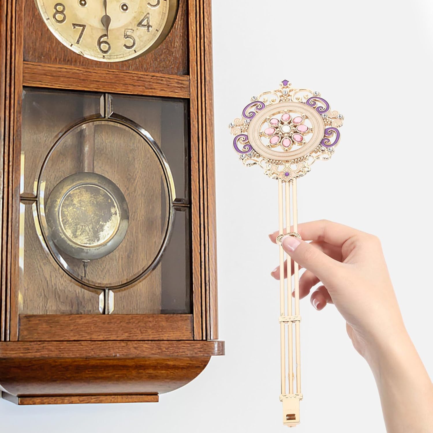 Yardwe Piezas del reloj de pared Reloj de pared Reloj de péndulo Reemplazo Péndulo Inicio Reloj Movimiento Reloj Accesorios Reloj de pared