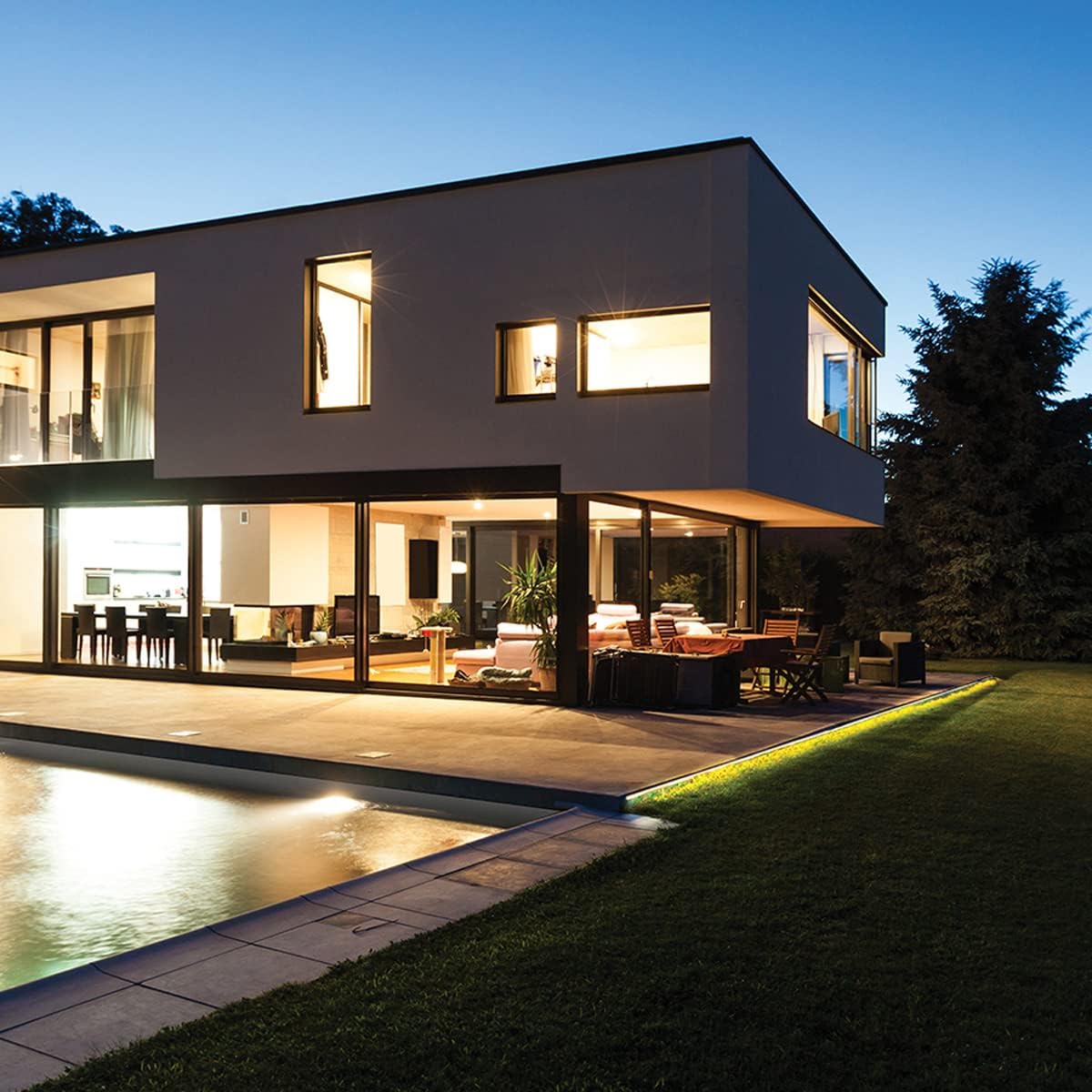 WAC iluminación de paisaje, LED 12VDC interior y exterior IP68 sumergible tira de luz 2W por pie 3000K 1ft longitud
