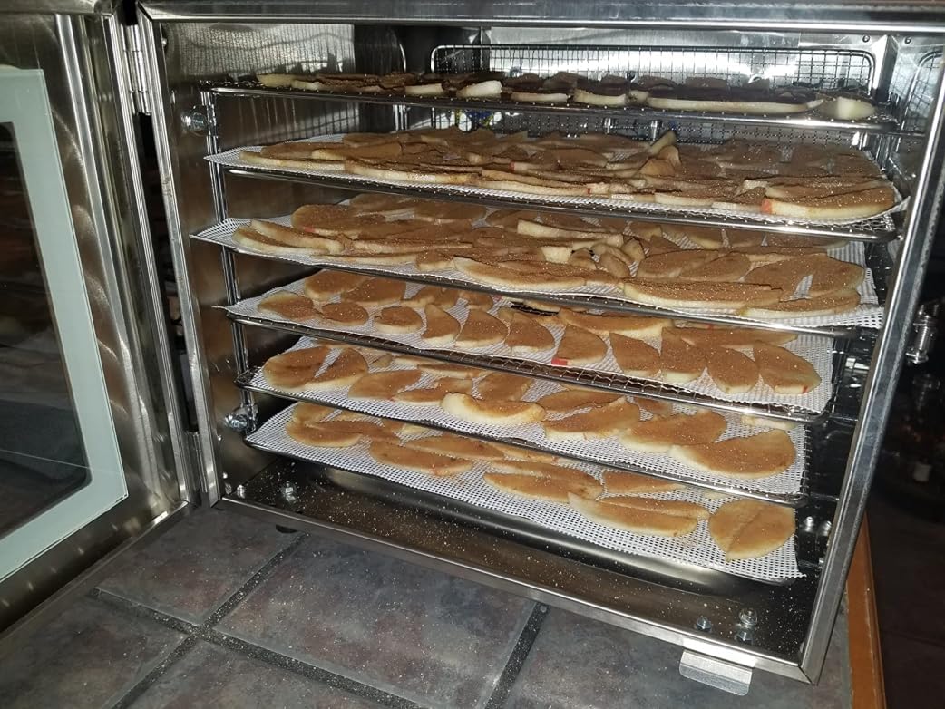 8 hojas deshidratadoras de silicona, alfombrillas deshidratadoras antiadherentes de primera calidad, malla para secadora de frutas para