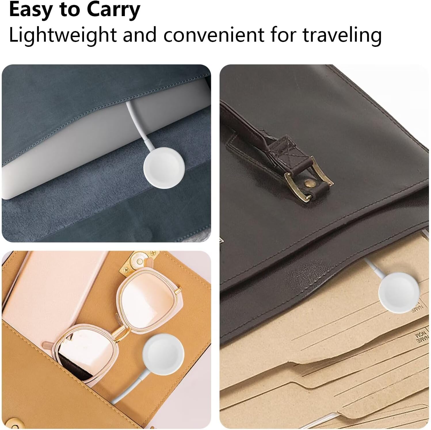 Cable de carga de reloj USB C para Apple Watch, cargador magnético de carga rápida, compatible con Apple Watch Series 987UltraSE654321, cargador USB