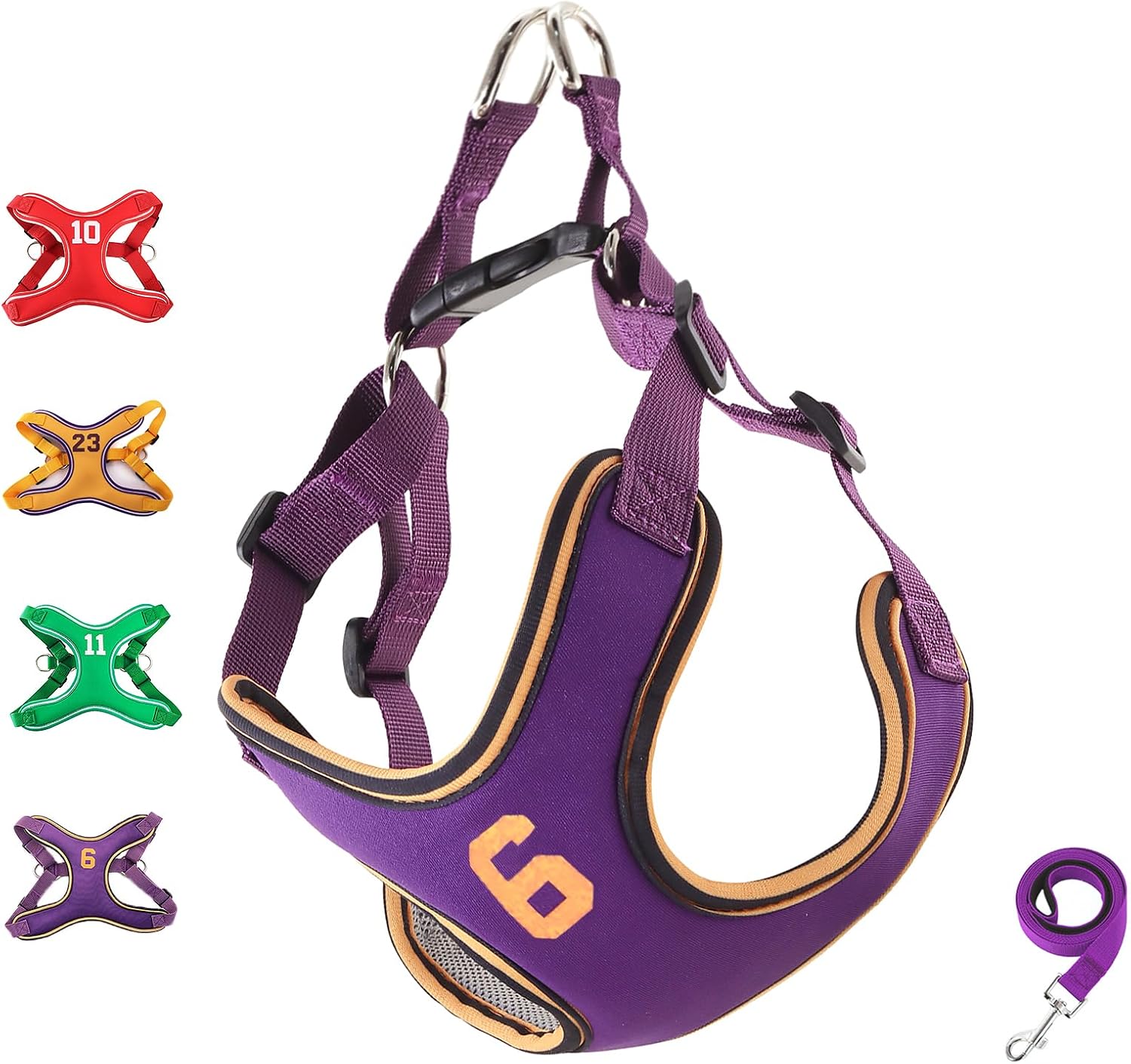 KCUCOP Arnés para perro para perros pequeños y medianos, diseño sin estrangulamiento, acolchado de malla suave, ideal para caminar cómodamente,