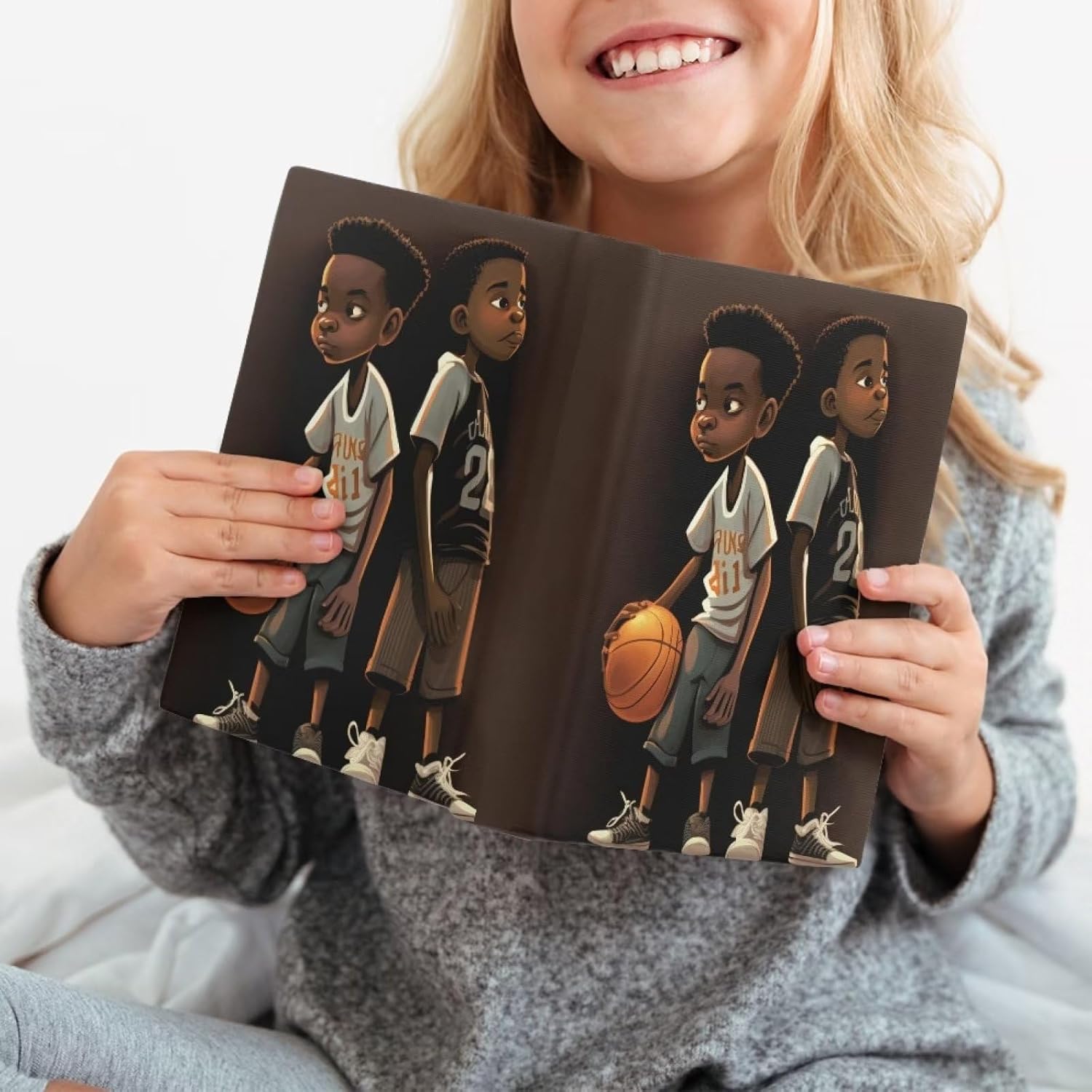 Funda de libro para niños africanos para adultos, cubierta de libros para libros de texto de tapa dura, lavable y reutilizable, funda acolchada para