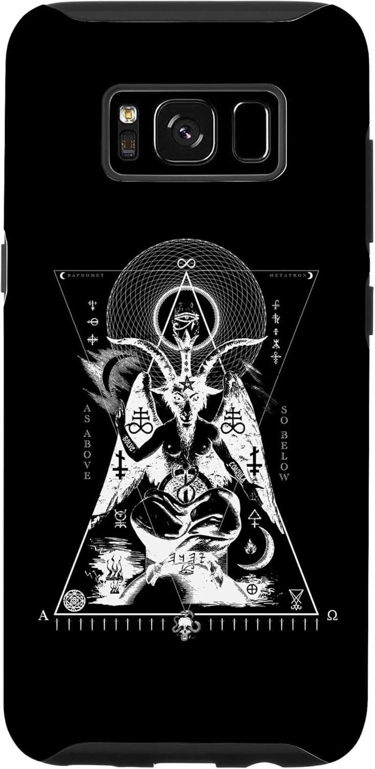 Galaxy S8 BAPHOMET – As Above So Below – Occult Sacred Geometry Case