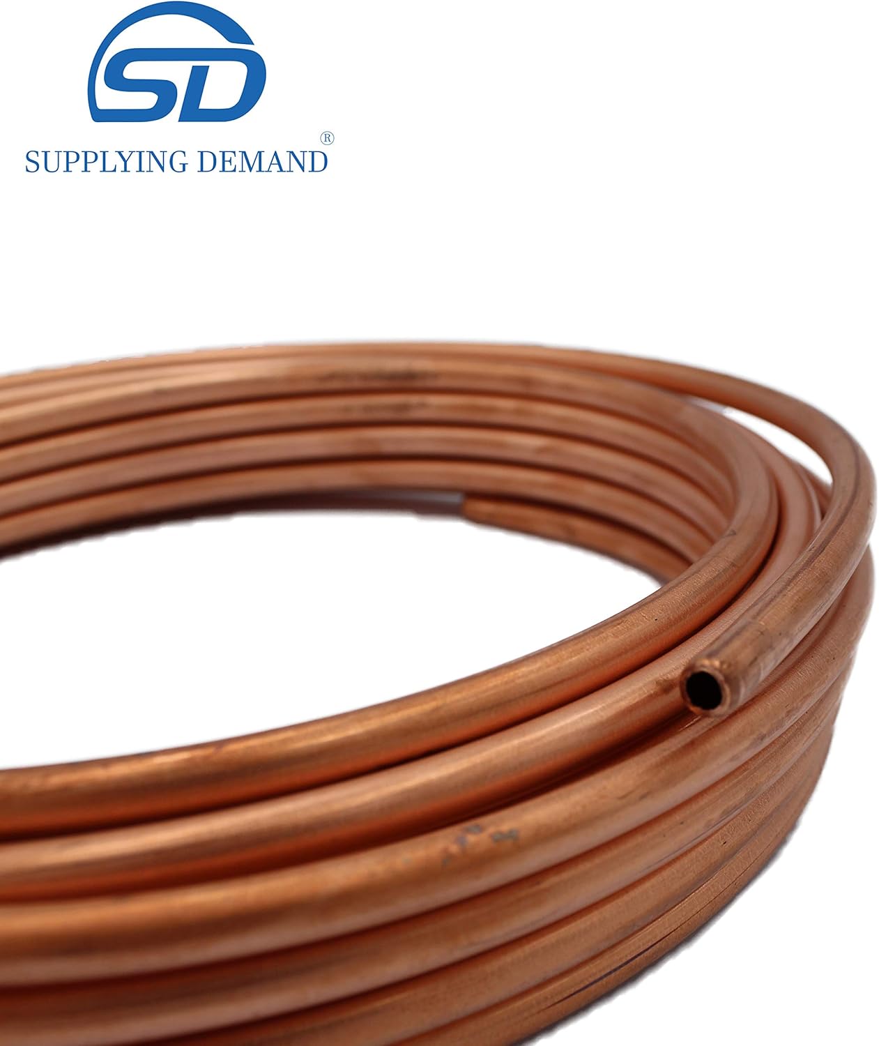 Supplying Demand CIM25 Kit de línea de agua para nevera de cobre de 25 pies