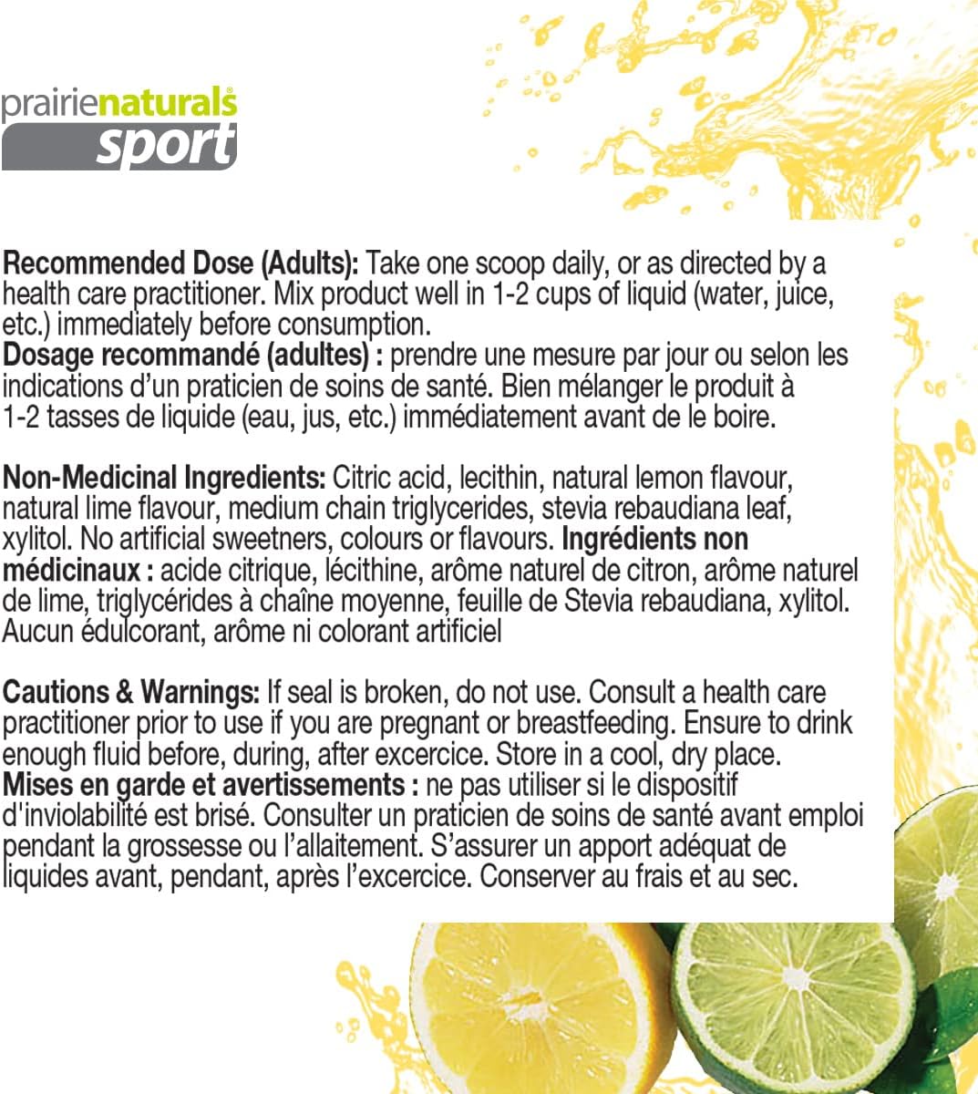 Prairie Naturals PH Balanced BCAA Combustible, limón lima, 11.2 onzas