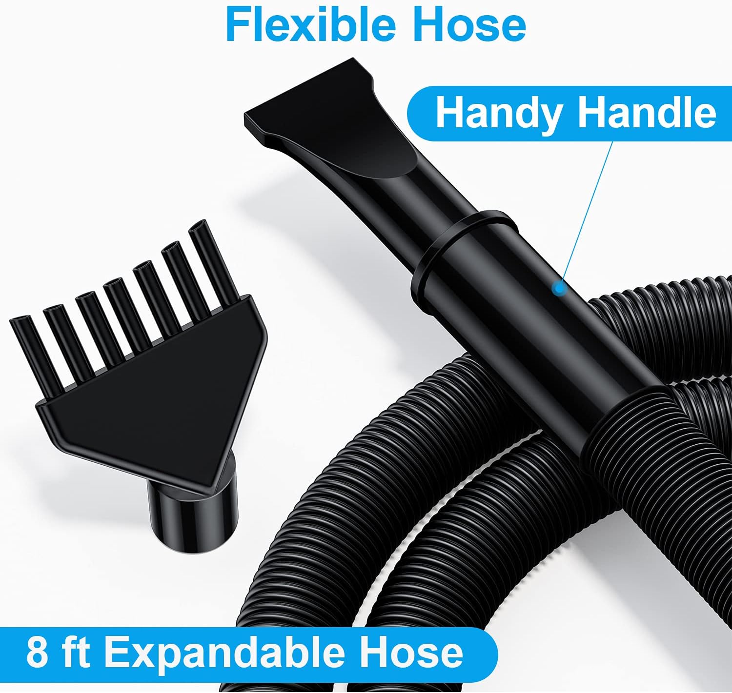 Secador profesional de 4.3 HP, soplador de pelo de perro ajustable de velocidad variable, secadora de aseo para perros con calentador de bajo ruido