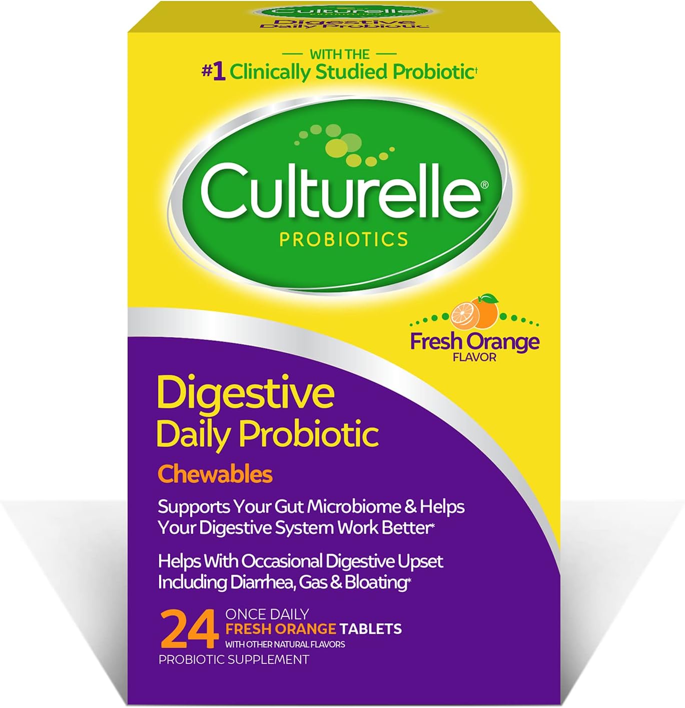 Culturelle Probióticos masticables para niños, salud digestiva e inmunológica, salud digestiva diaria probióticos masticables para hombres y mujeres