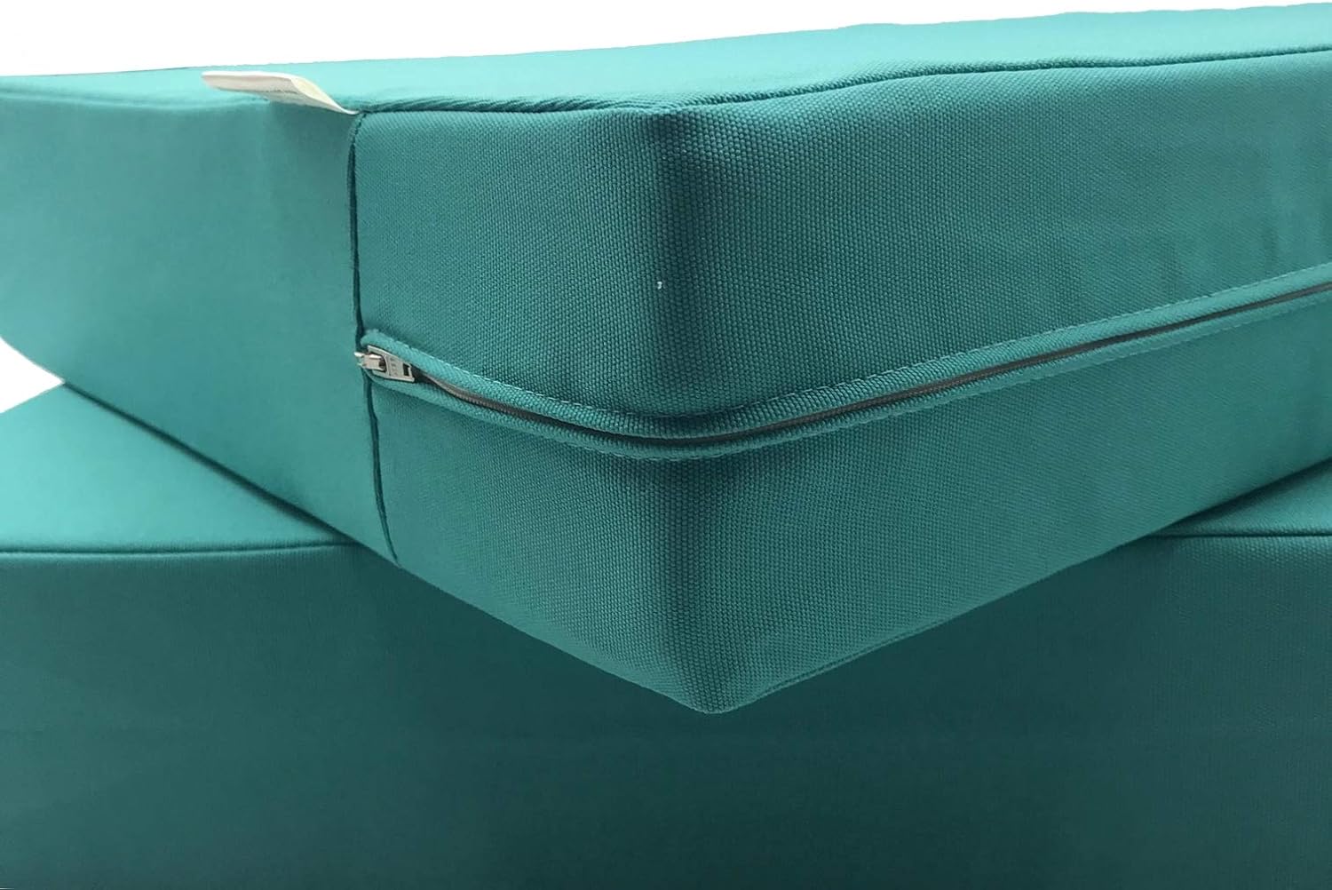 Serenity – Fundas de cojín para sillas de patio (20 x 18 x 4 pulgadas (2 fundas) color verde azulado