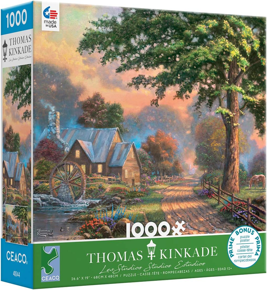 Ceaco – Thomas Kinkade – Simpler Times- Rompecabezas de 1000 piezas