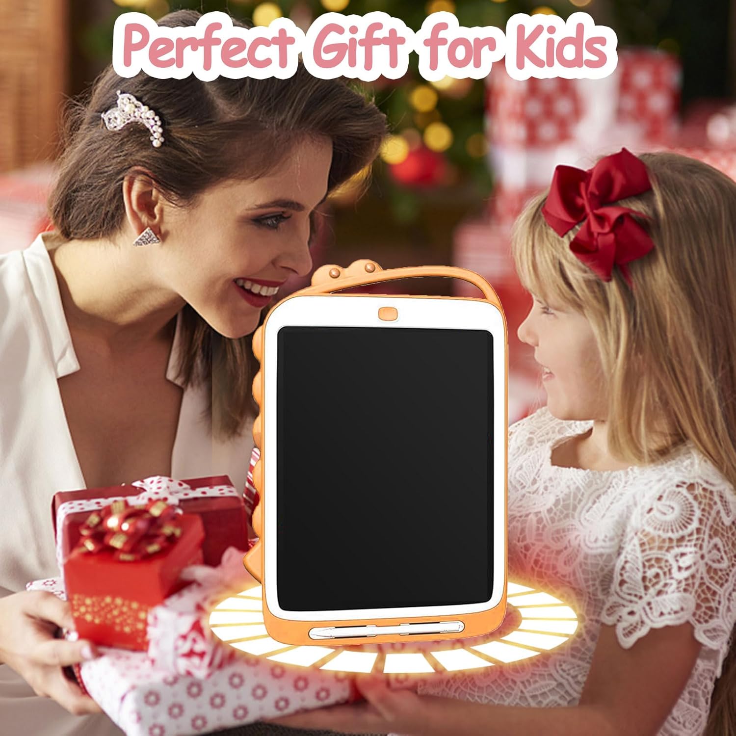 Tableta de escritura LCD para niños, tablero de dibujo para niñas y niños de 2 a 6 años de edad de 12.5 pulgadas, para educación, juegos, tableta,