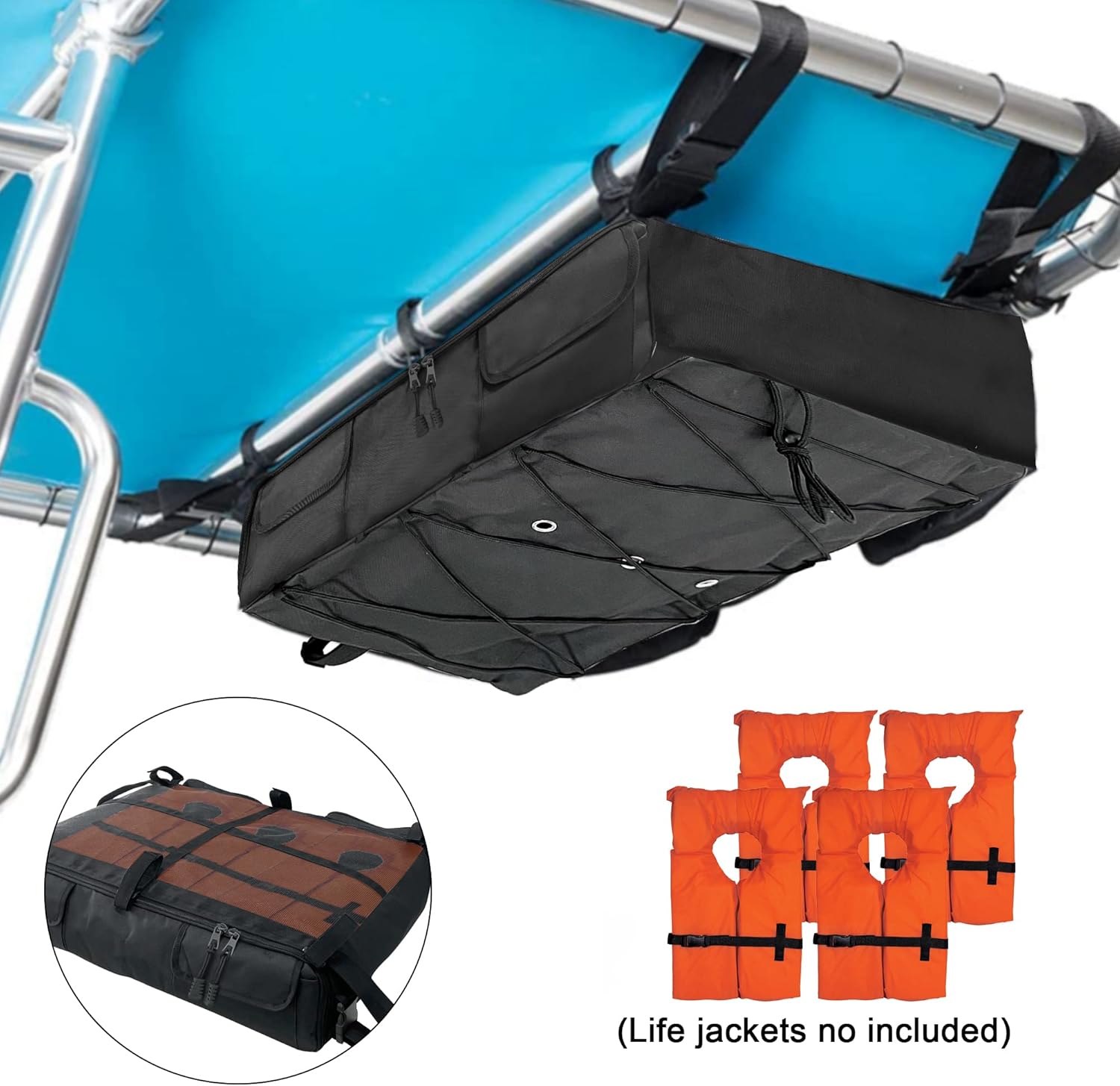 Bolsa de almacenamiento T-Top, bolsa de almacenamiento para dispositivos de flotación personal, tela Oxford 600D, bolsa de almacenamiento para