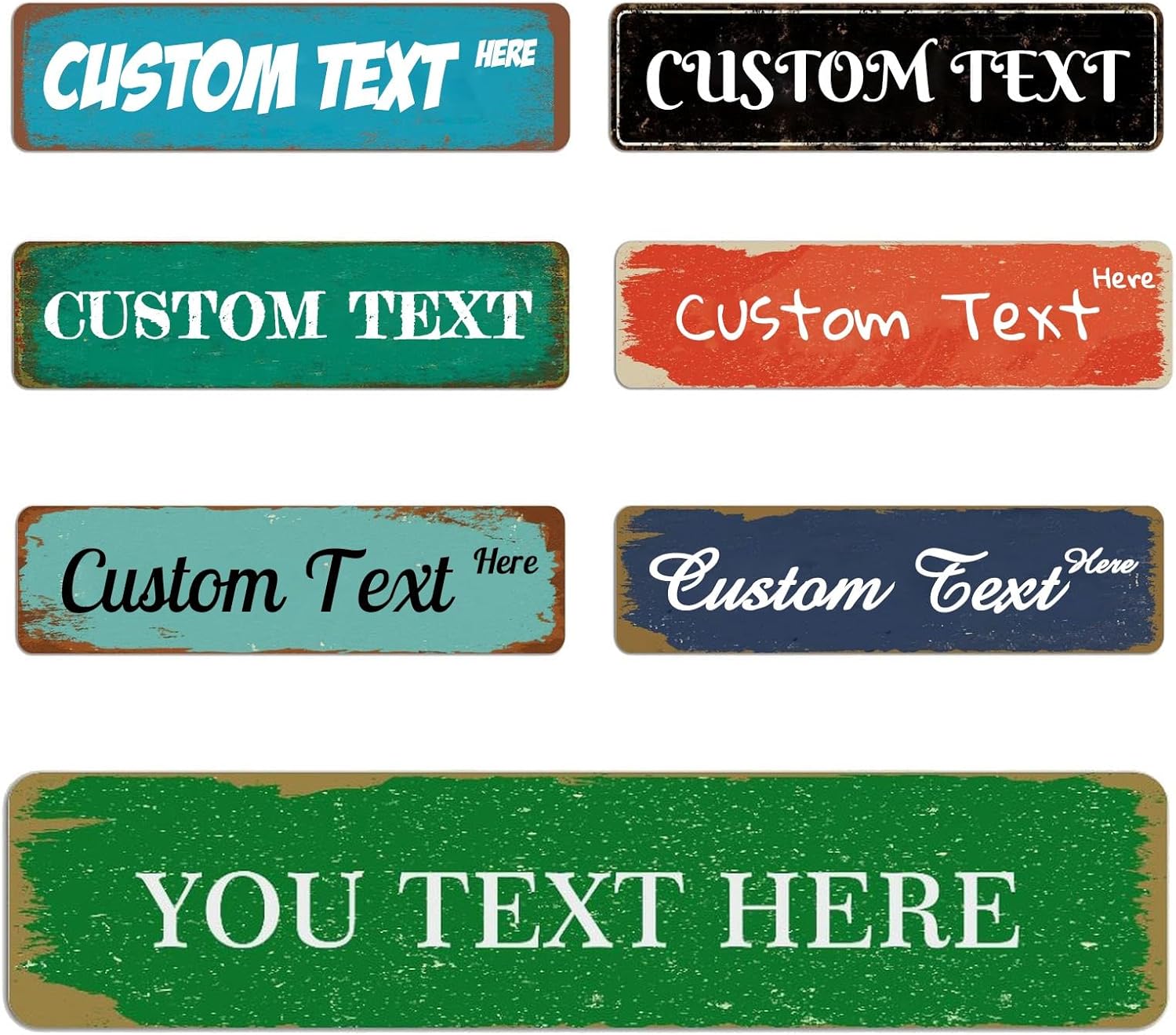 Letreros de calle personalizados, letreros de calle personalizados de metal con nombre, texto, letreros de calle divertidos para decoración de