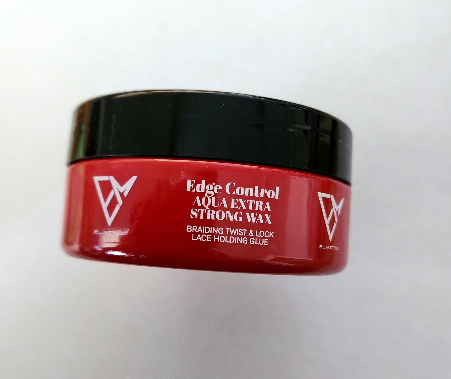 o Edge Control Aqua Man – Cera de sujeción firme para un aseo perfecto, bálsamo natural con acabado mate que soporta todo el día 5 oz (5.1 fl oz)