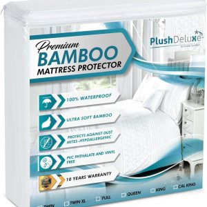 Protector de colchón para cuna PlushDeluxe Bamboo Protector de colchón para cuna PlushDeluxe Bamboo