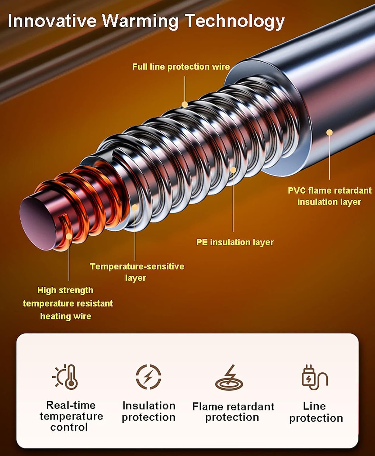 Manta eléctrica, manta térmica de franela, control doble, 4 ajustes de calor, temporizador de 12 horas, apagado automático, calentamiento rápido