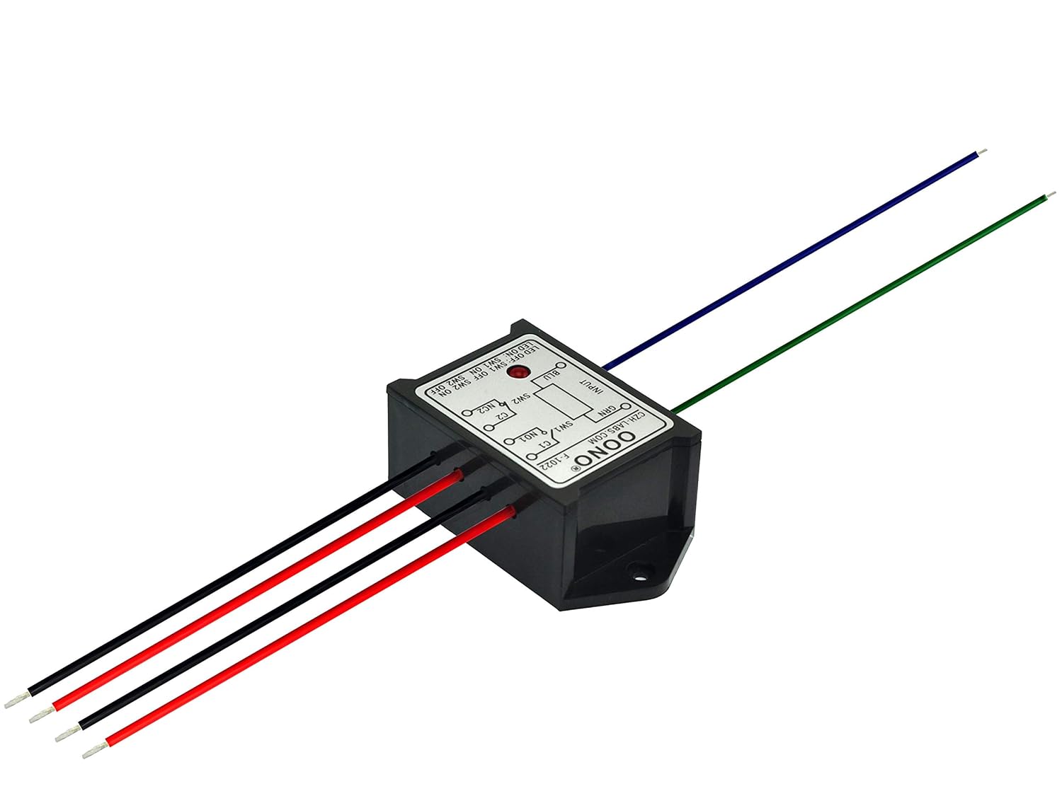 OONO Módulo de la retransmisión del poder de DPST 1NO 1NC 8Amp, voltaje de control de ACDC 5V