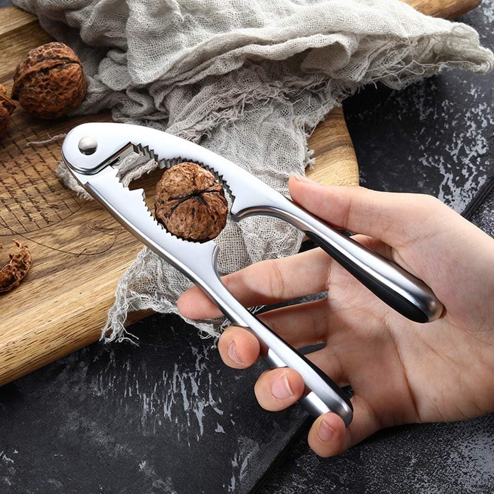 Herramienta de tuercas de cascanueces, herramienta de apertura de nuez de nuez resistente para todo tipo de nueces, herramienta cortadora de