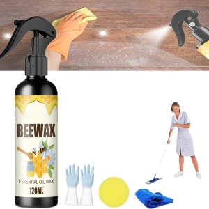 Spray de cera de abeja micromolecularizada natural, cera de abeja molecularizada, cera de abejas para muebles, esmalte y limpiador de cera de Spray de cera de abeja micromolecularizada natural, cera de abeja molecularizada, cera de abejas para muebles, esmalte y limpiador de cera de
