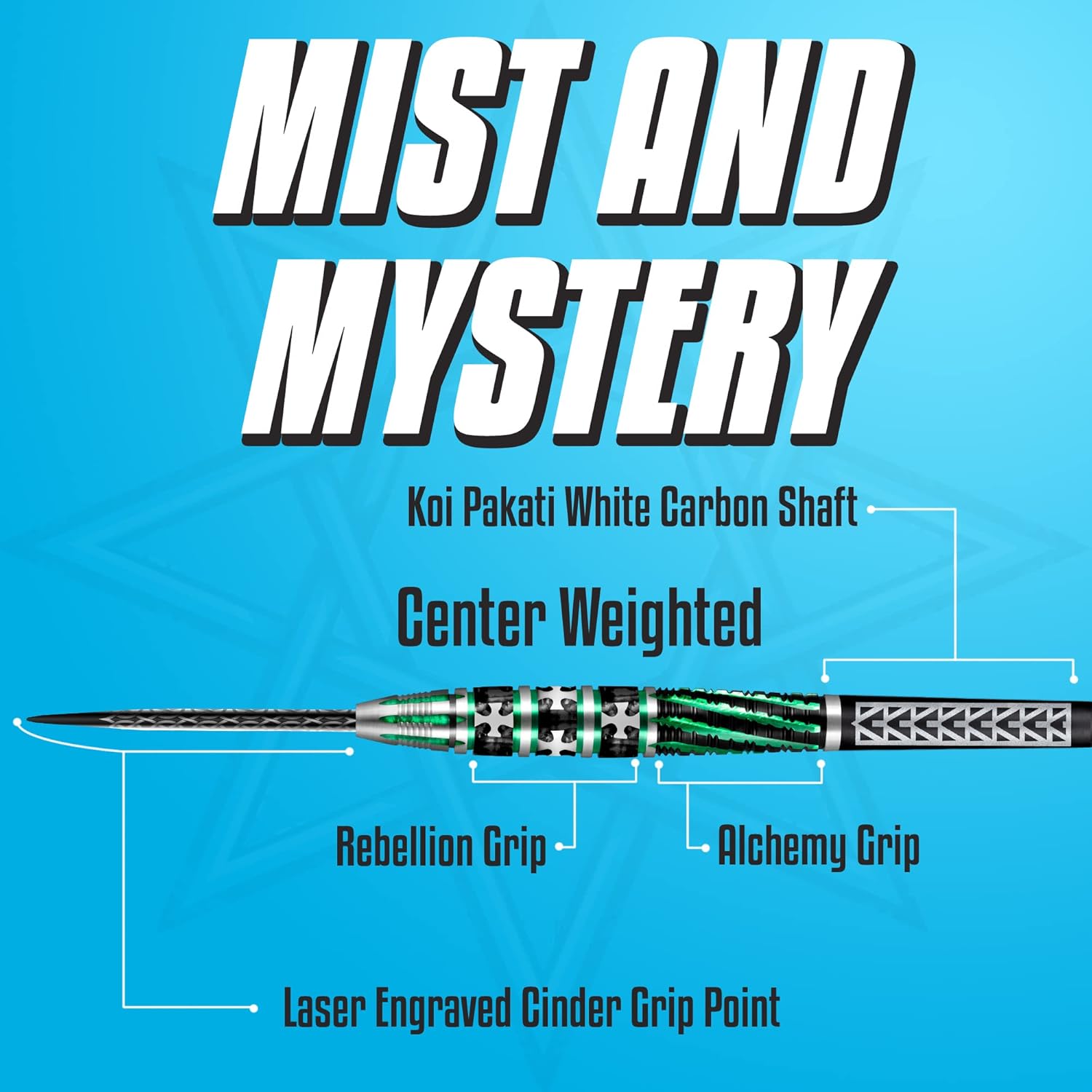 Shot! Darts Celt Druid – Juego de puntas de acero para lanzar dardos profesionales de 90% tungsteno, fabricado en Nueva Zelanda – Vuelos de dardos
