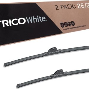 TRICO White – Paquete de 2 limpiaparabrisas de repuesto para automóvil de invierno de 26 y 22 pulgadas, para clima extremo, para mi automóvil TRICO White – Paquete de 2 limpiaparabrisas de repuesto para automóvil de invierno de 26 y 22 pulgadas, para clima extremo, para mi automóvil