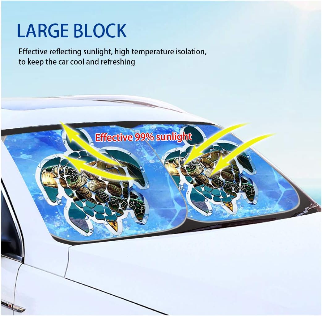 2 parasoles para parabrisas de automóvil, diseño de leopardo, plegables, de acordeón, parasol para ventana delantera, bloquea los rayos UV para