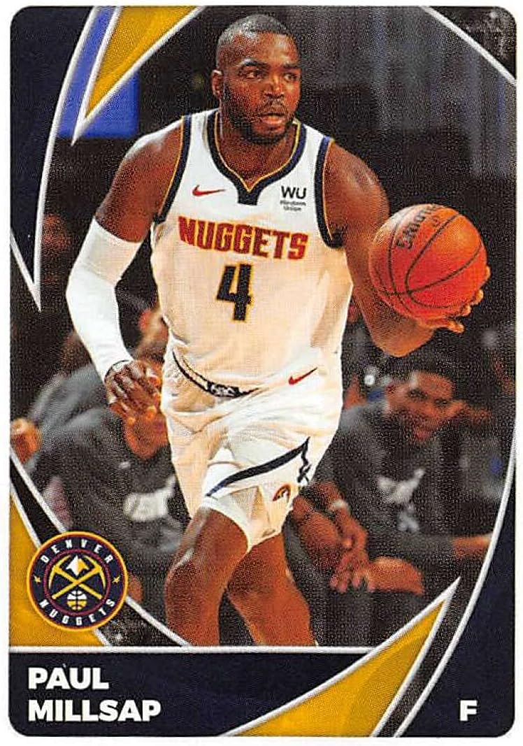2020-21 Panini Stickers #323 Paul Millsap Official NBA Basketball Album Sticker Measuring 2.75 inch tall X 2 inches wide in Raw (NM or Better