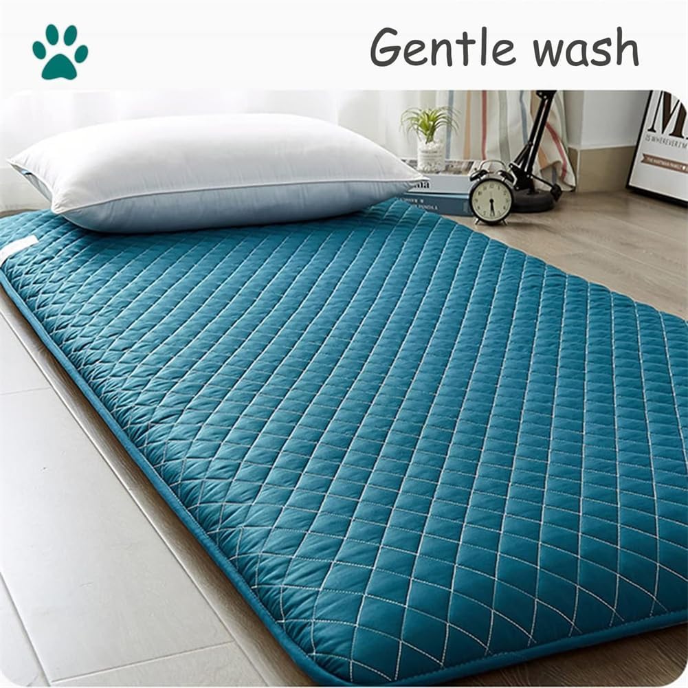 SAAKO Tatami Mat – Colchón delgado para dormir, colchón plegable portátil japonés con parte inferior antideslizante, futón Shiki, colchón de futón