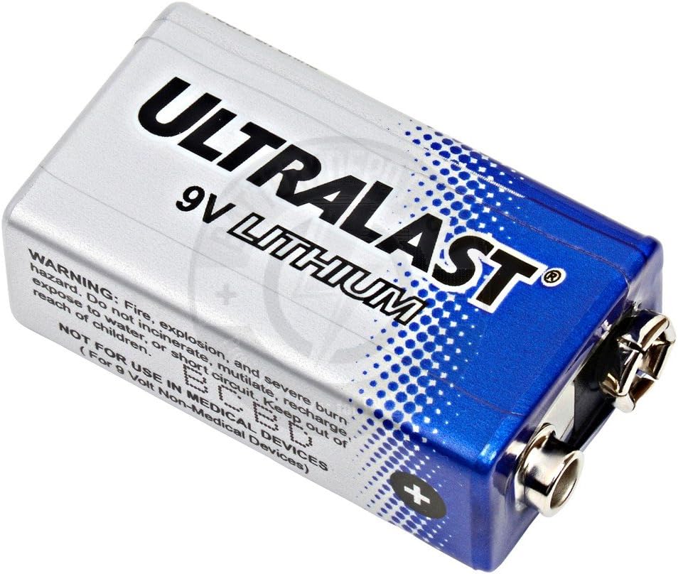 Carcasa de aluminio U9VL-J de batería de litio de 9V