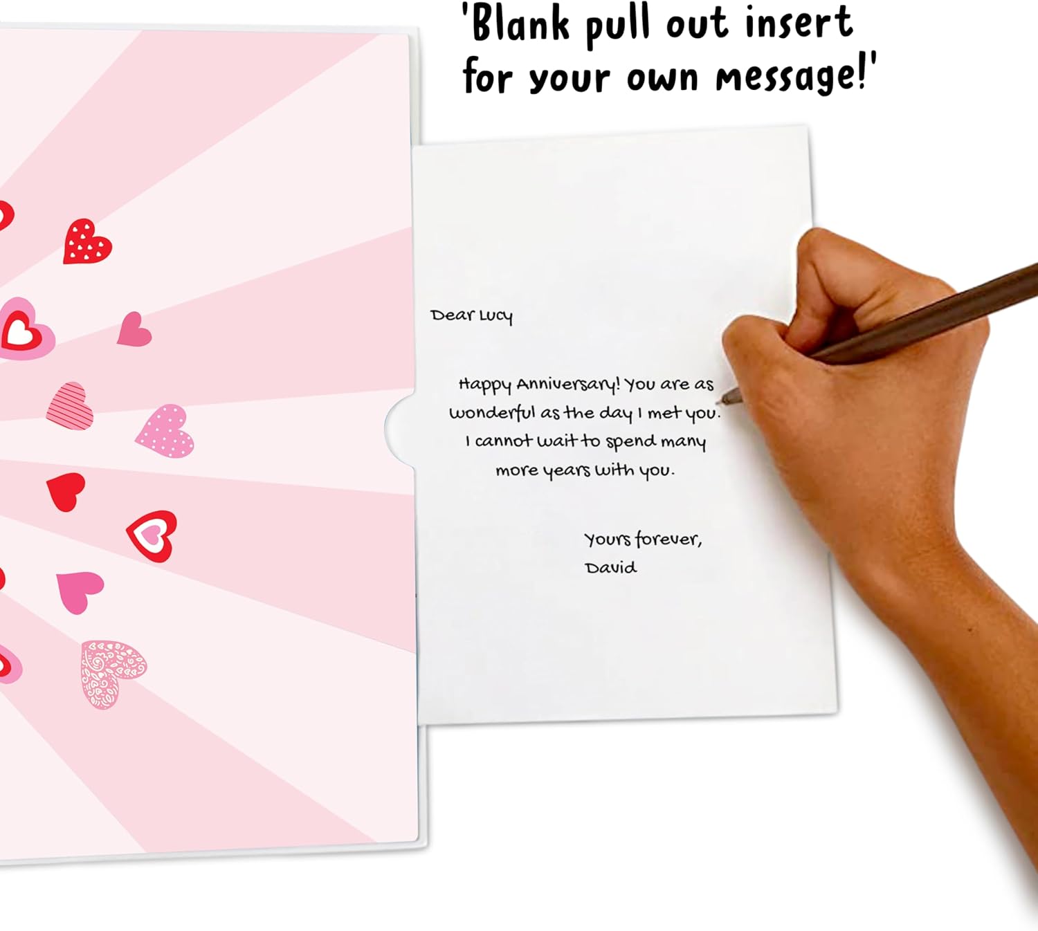 CENTRAL 23 Tarjeta desplegable de amor  Tarjeta de cumpleaños para novio  Te amo más tiempo  Dulces tarjetas de felicitación 3D para hombres y