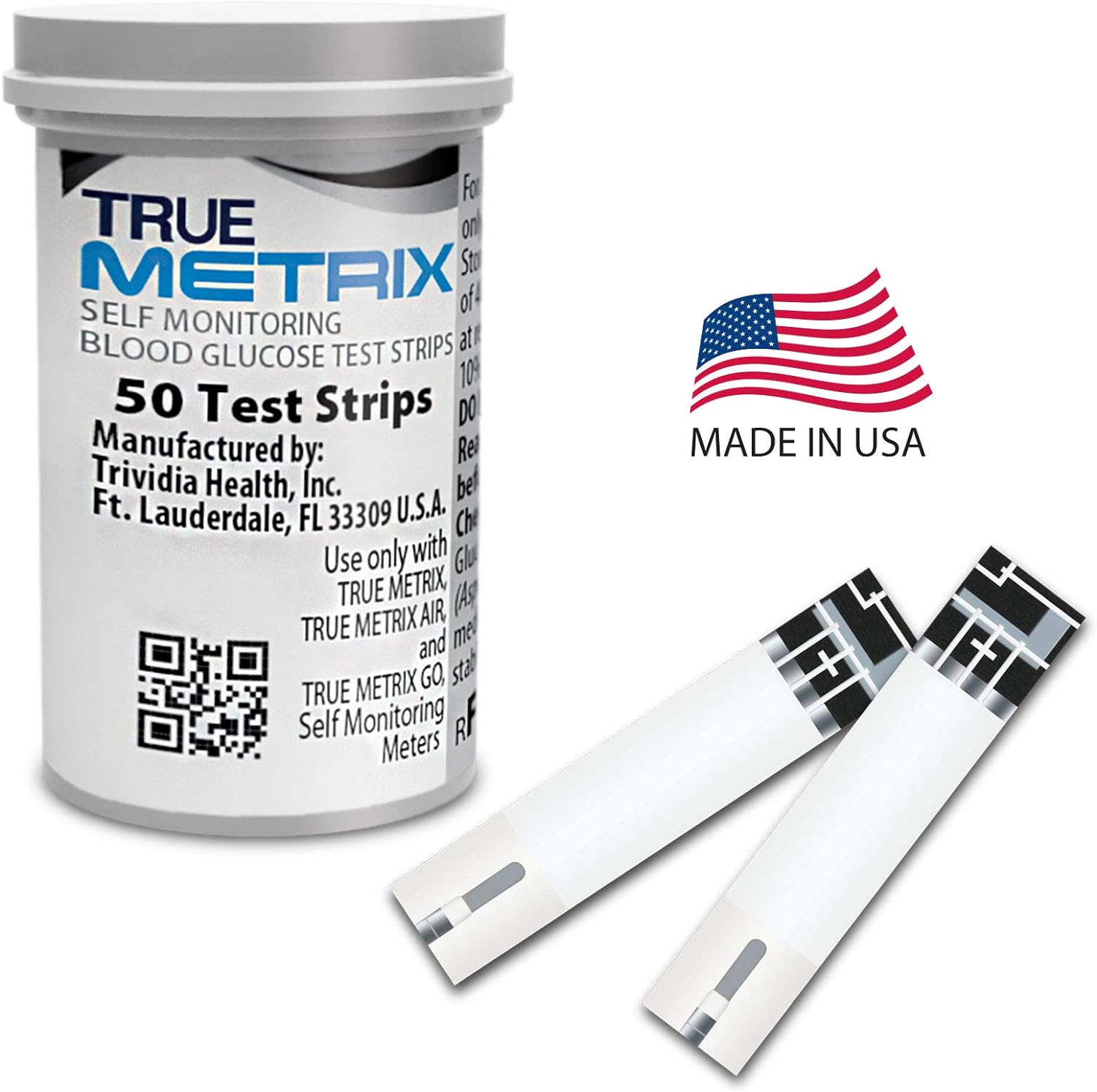 True Metrix – Tiras de prueba de glucosa en sangre para automonitoreo (6 cajas de 50)