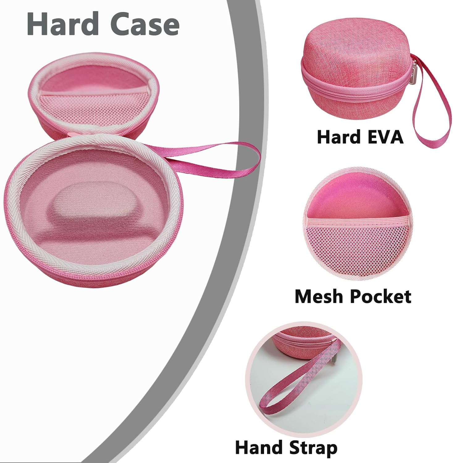 Funda de silicona y funda de transporte para Tamagotchi Uni, protector de pantalla para Tamagotchi Uni Interactive Virtual Pet Accessories (rosa)