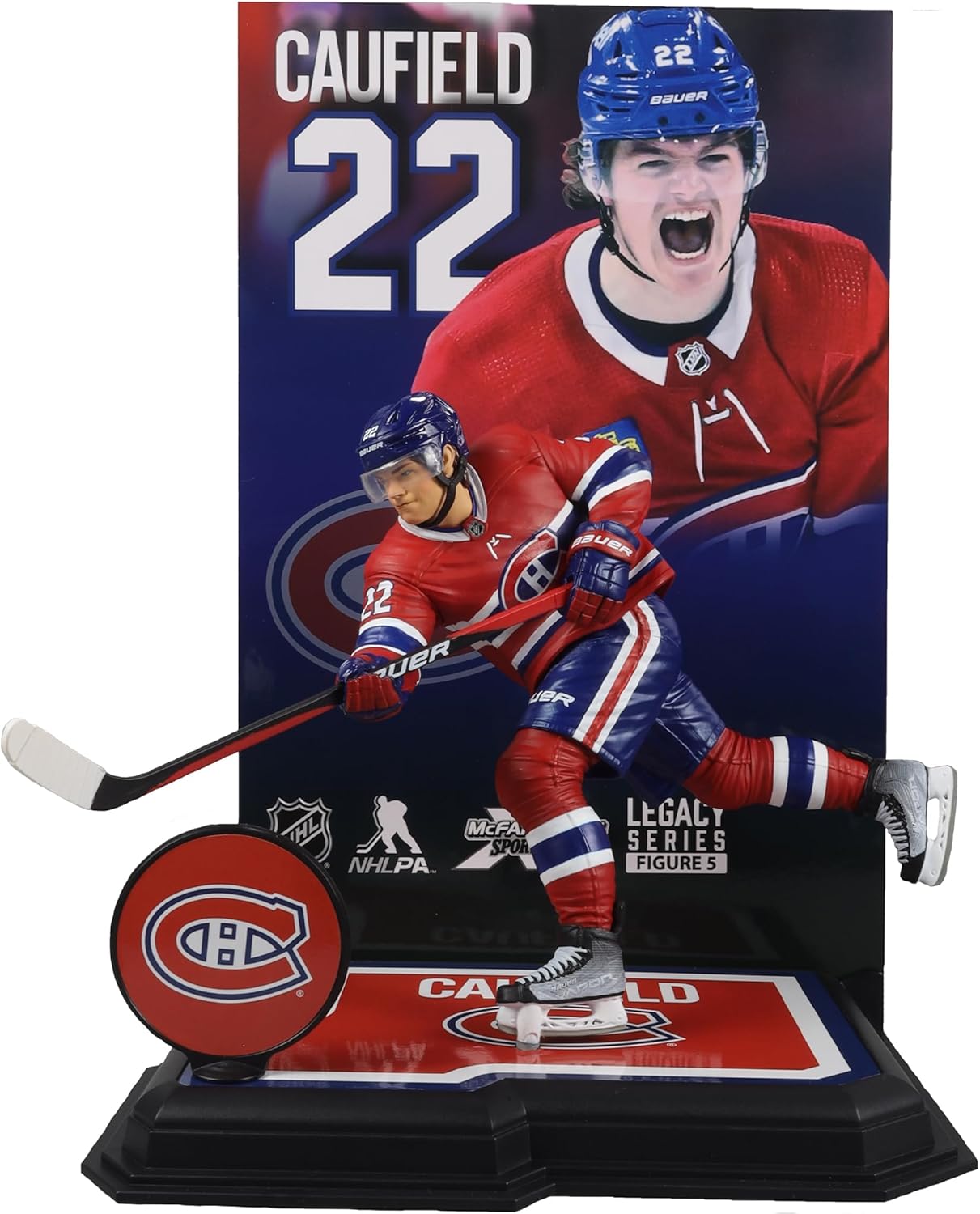 McFarlane Toys – Cole Caufield (Montreal Canadiens) NHL 7in Figura Posada McFarlane’s SportsPicks