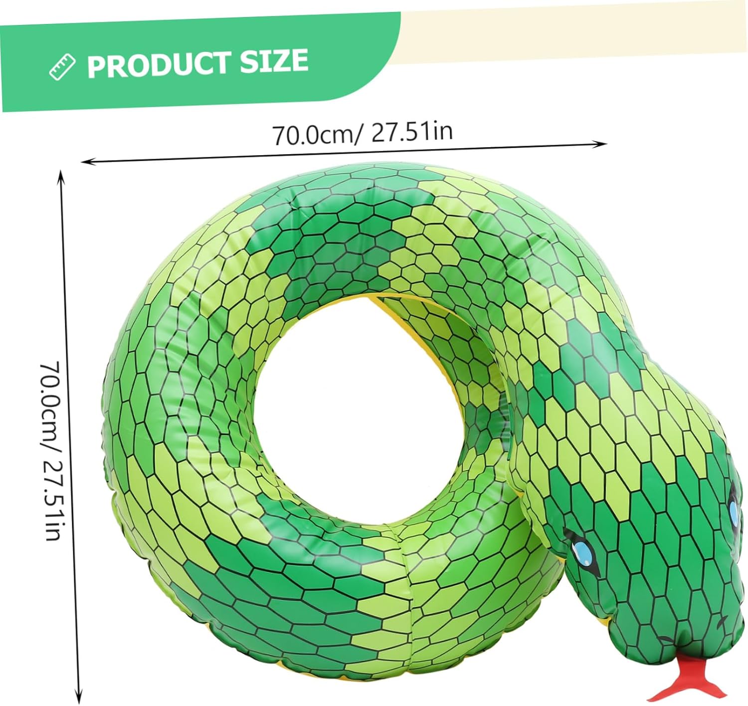 2 unids piscina piscina para niños forma serpiente tubo natación anillo niños serpiente natación anillo inflable anillo
