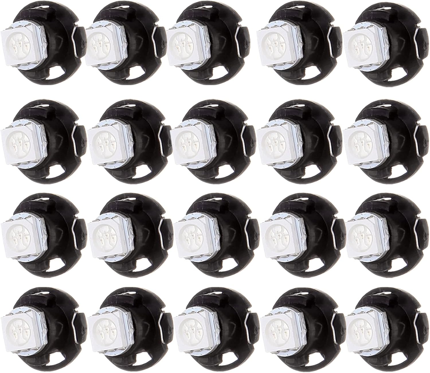 cciyu T5 Neo Wedge Light 5050 SMD – Bombilla LED para panel de instrumentos, paquete de 20 unidades, súper azul