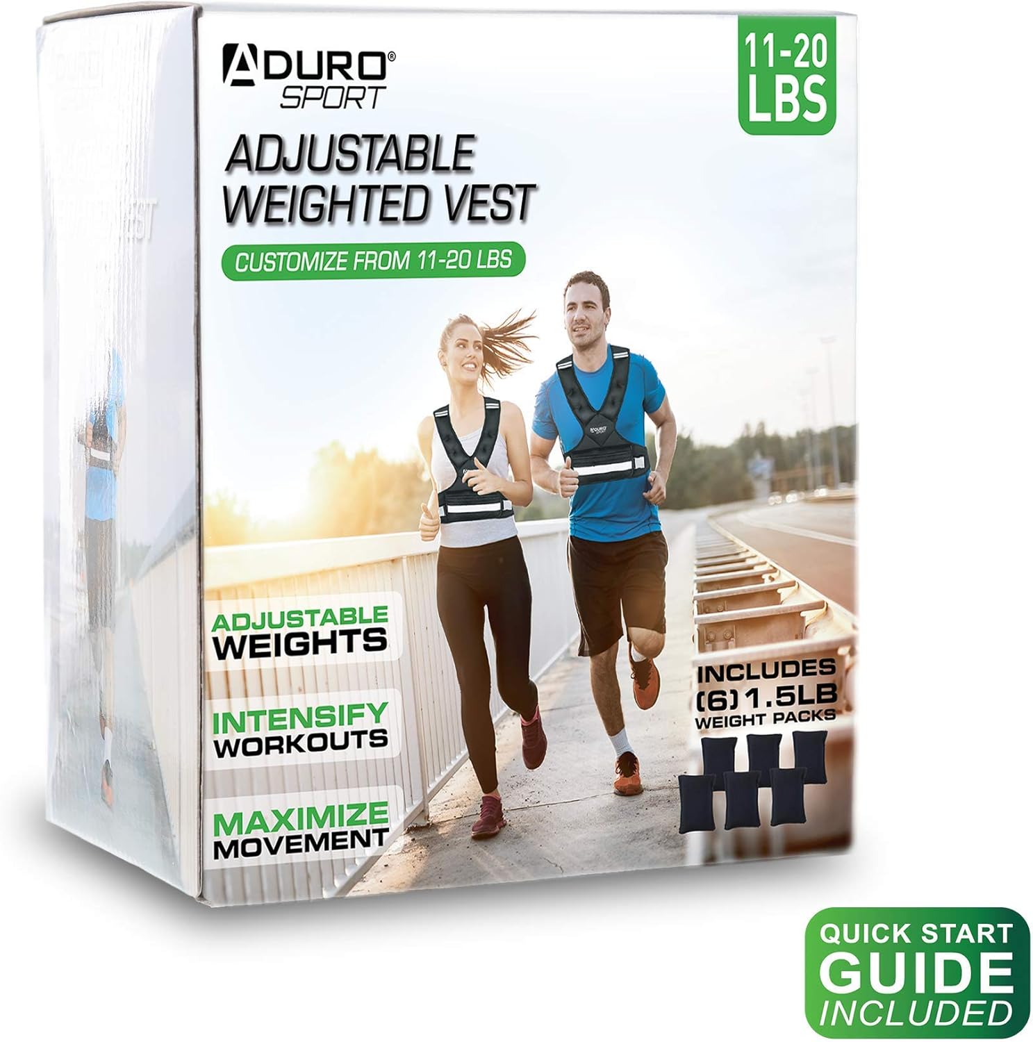 Aduro Sport Chaleco con peso ajustable, equipo de entrenamiento, 4-10lbs11-20lbs20-32lbs26-46lbs chaleco de peso corporal para hombres, mujeres y